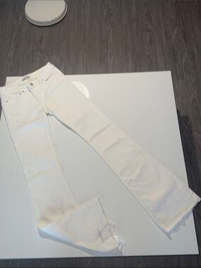 White zara flare jeans size 4